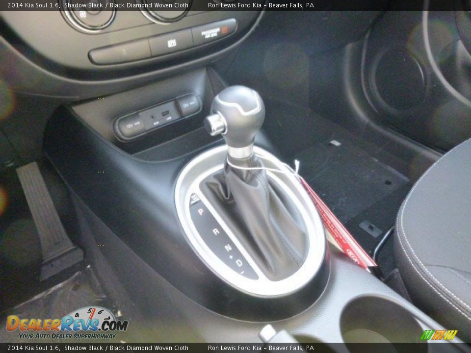 2014 Kia Soul 1.6 Shadow Black / Black Diamond Woven Cloth Photo #16