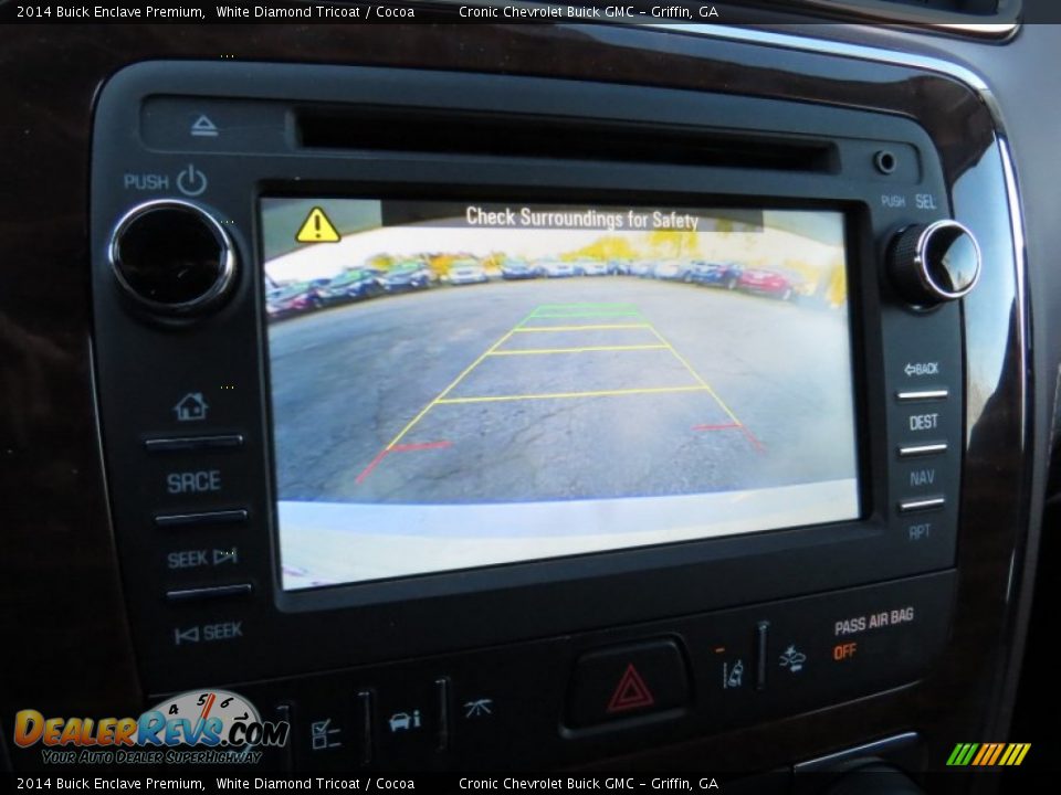 2014 Buick Enclave Premium White Diamond Tricoat / Cocoa Photo #16