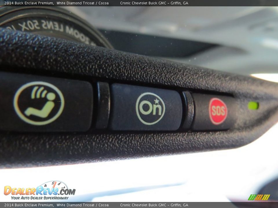 2014 Buick Enclave Premium White Diamond Tricoat / Cocoa Photo #17