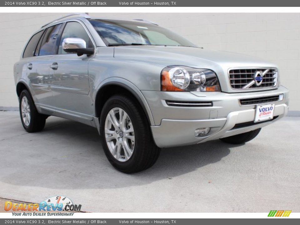 2014 Volvo XC90 3.2 Electric Silver Metallic / Off Black Photo #1