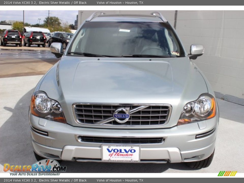 2014 Volvo XC90 3.2 Electric Silver Metallic / Off Black Photo #2