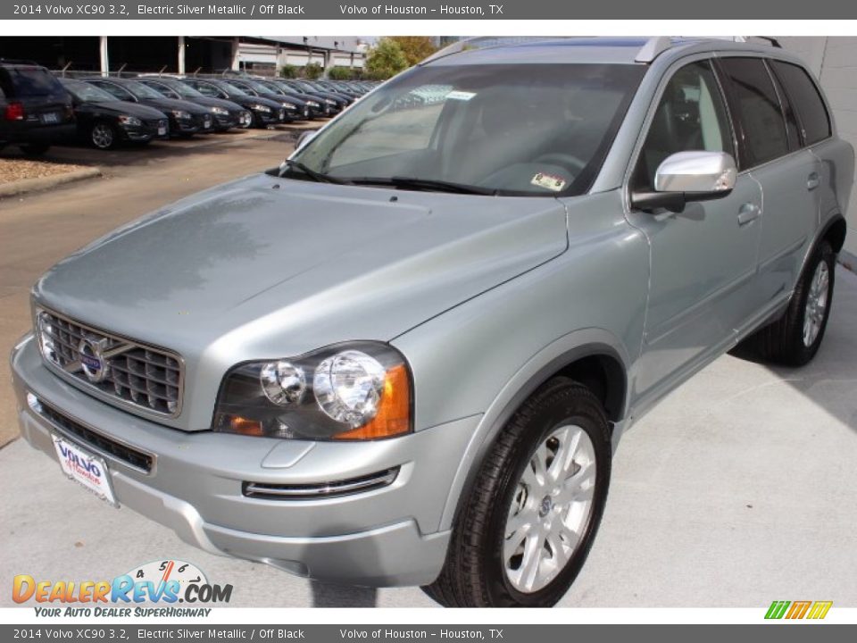 2014 Volvo XC90 3.2 Electric Silver Metallic / Off Black Photo #3