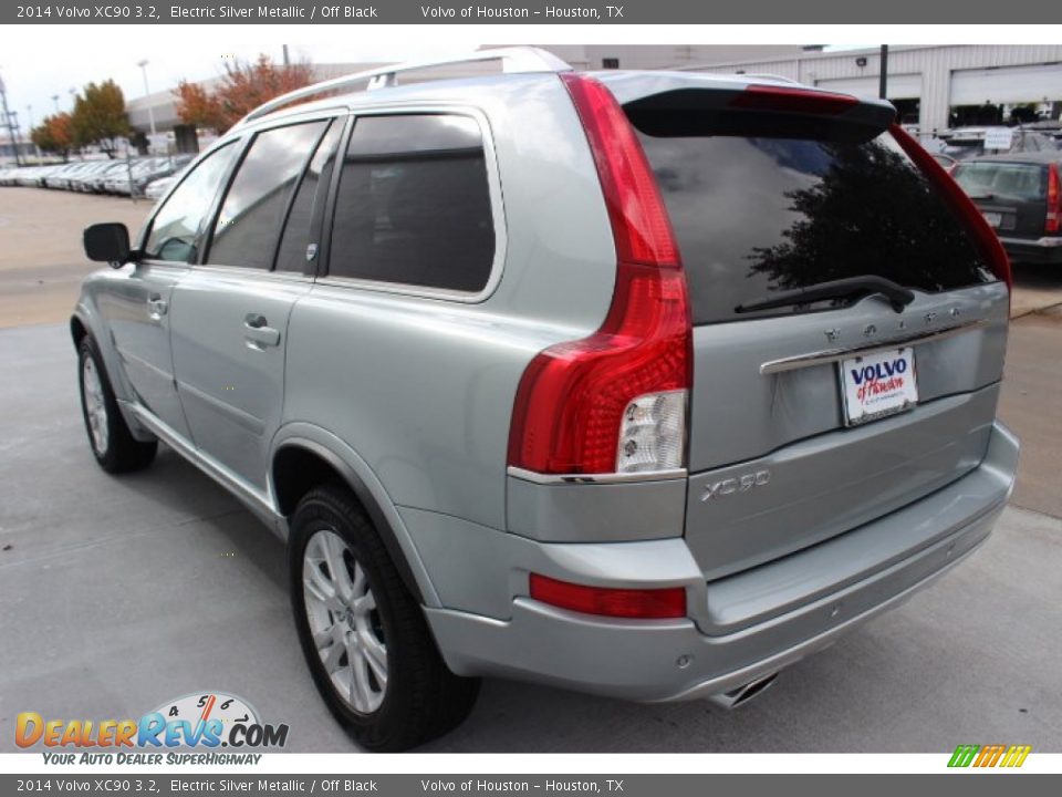 2014 Volvo XC90 3.2 Electric Silver Metallic / Off Black Photo #4