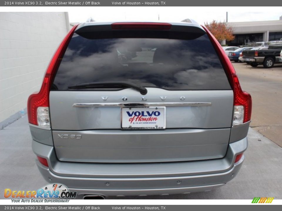 2014 Volvo XC90 3.2 Electric Silver Metallic / Off Black Photo #5