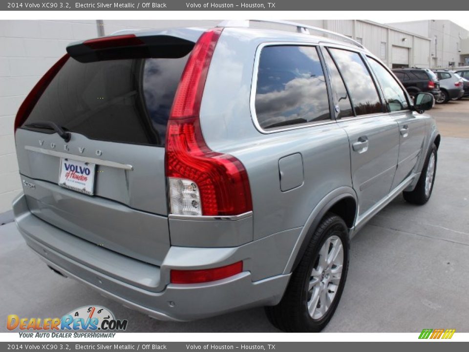 2014 Volvo XC90 3.2 Electric Silver Metallic / Off Black Photo #6