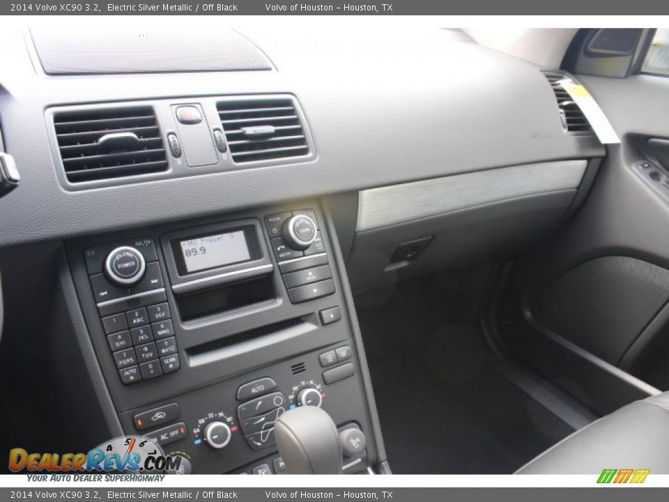 2014 Volvo XC90 3.2 Electric Silver Metallic / Off Black Photo #14