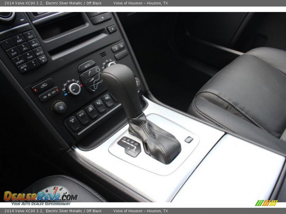 2014 Volvo XC90 3.2 Electric Silver Metallic / Off Black Photo #15