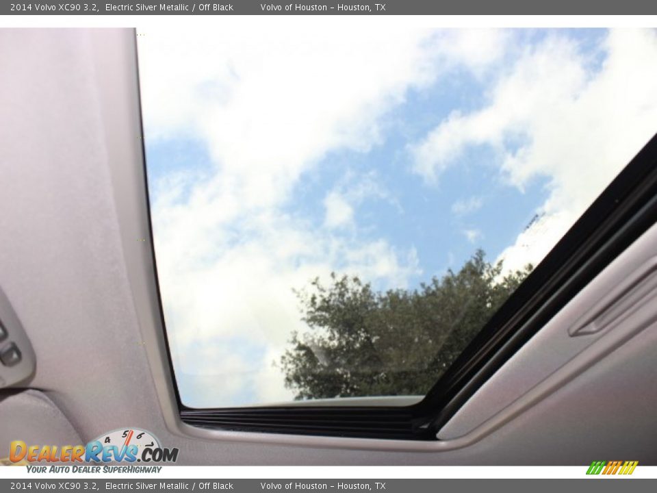 2014 Volvo XC90 3.2 Electric Silver Metallic / Off Black Photo #16