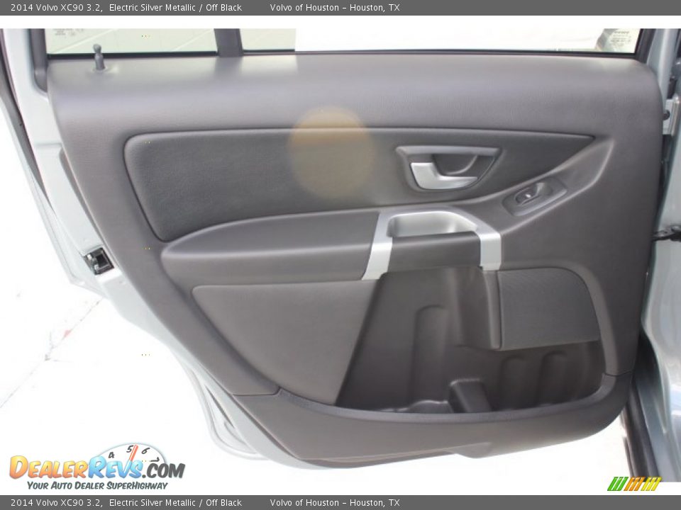 2014 Volvo XC90 3.2 Electric Silver Metallic / Off Black Photo #21