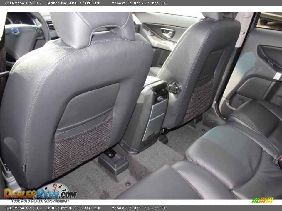 2014 Volvo XC90 3.2 Electric Silver Metallic / Off Black Photo #23