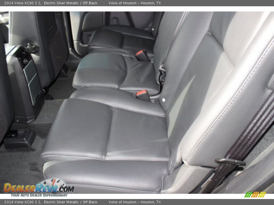 2014 Volvo XC90 3.2 Electric Silver Metallic / Off Black Photo #24