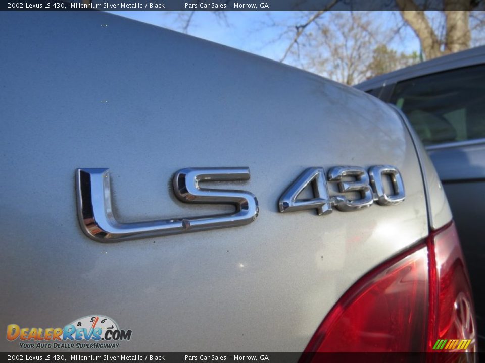2002 Lexus LS 430 Millennium Silver Metallic / Black Photo #11