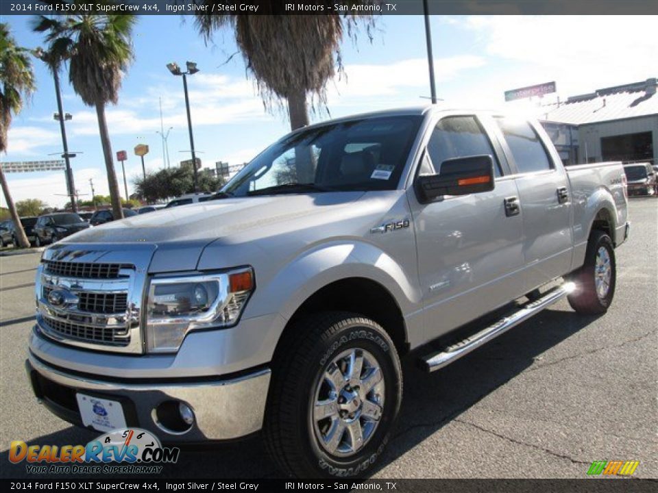 2014 Ford F150 XLT SuperCrew 4x4 Ingot Silver / Steel Grey Photo #1