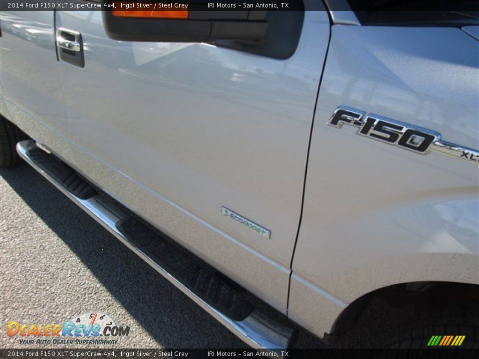 2014 Ford F150 XLT SuperCrew 4x4 Ingot Silver / Steel Grey Photo #9