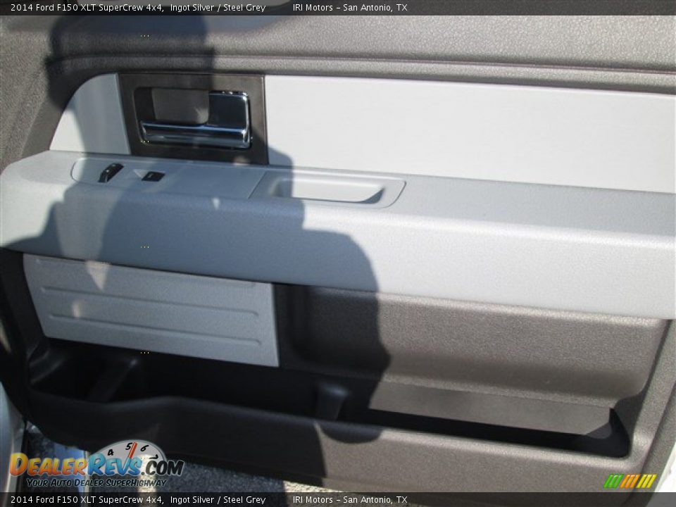 2014 Ford F150 XLT SuperCrew 4x4 Ingot Silver / Steel Grey Photo #11