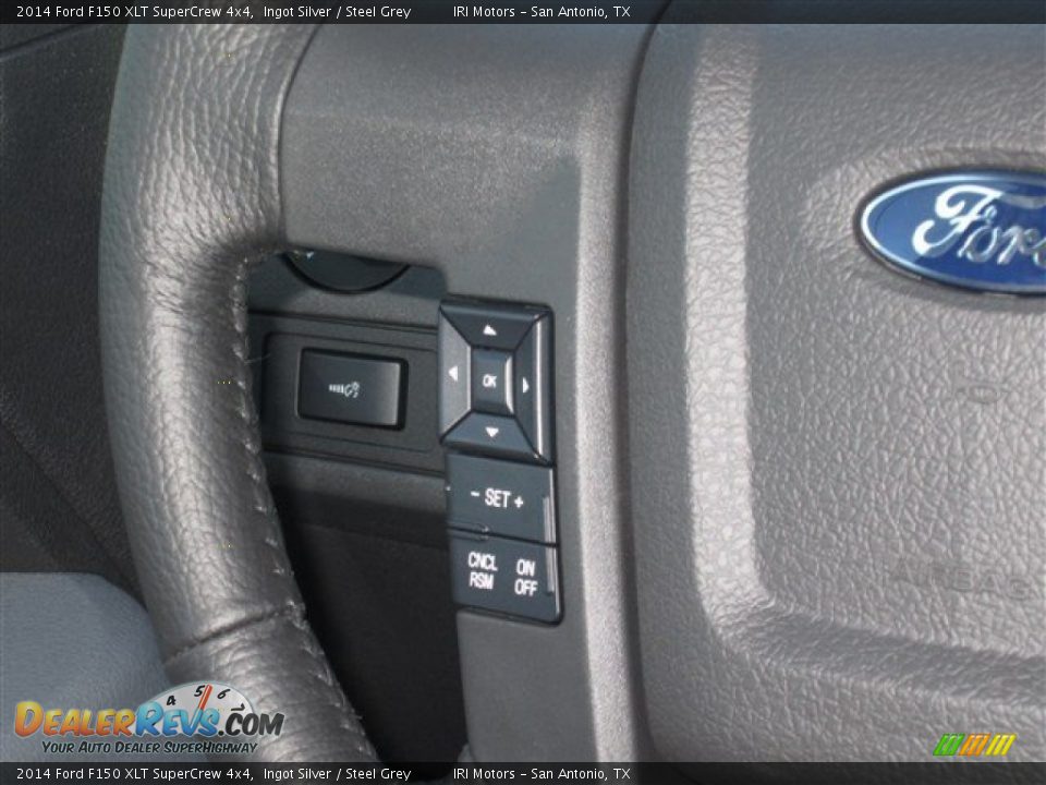 2014 Ford F150 XLT SuperCrew 4x4 Ingot Silver / Steel Grey Photo #15