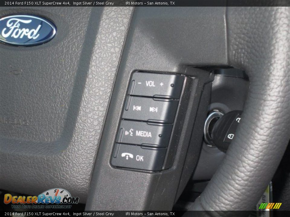 2014 Ford F150 XLT SuperCrew 4x4 Ingot Silver / Steel Grey Photo #16