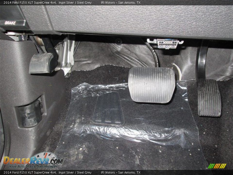 2014 Ford F150 XLT SuperCrew 4x4 Ingot Silver / Steel Grey Photo #21