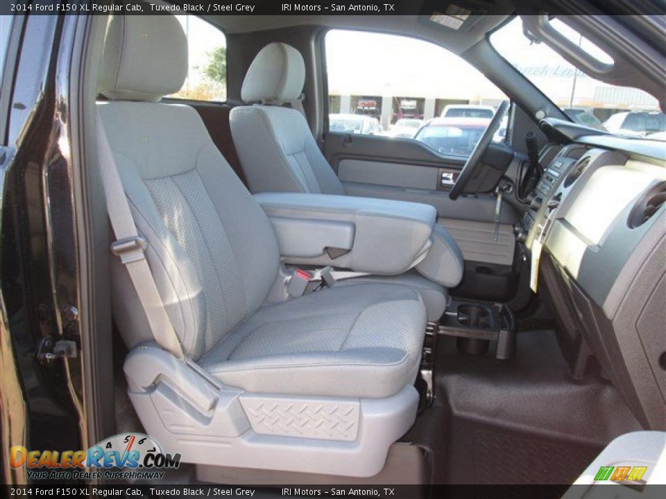 Steel Grey Interior - 2014 Ford F150 XL Regular Cab Photo #8