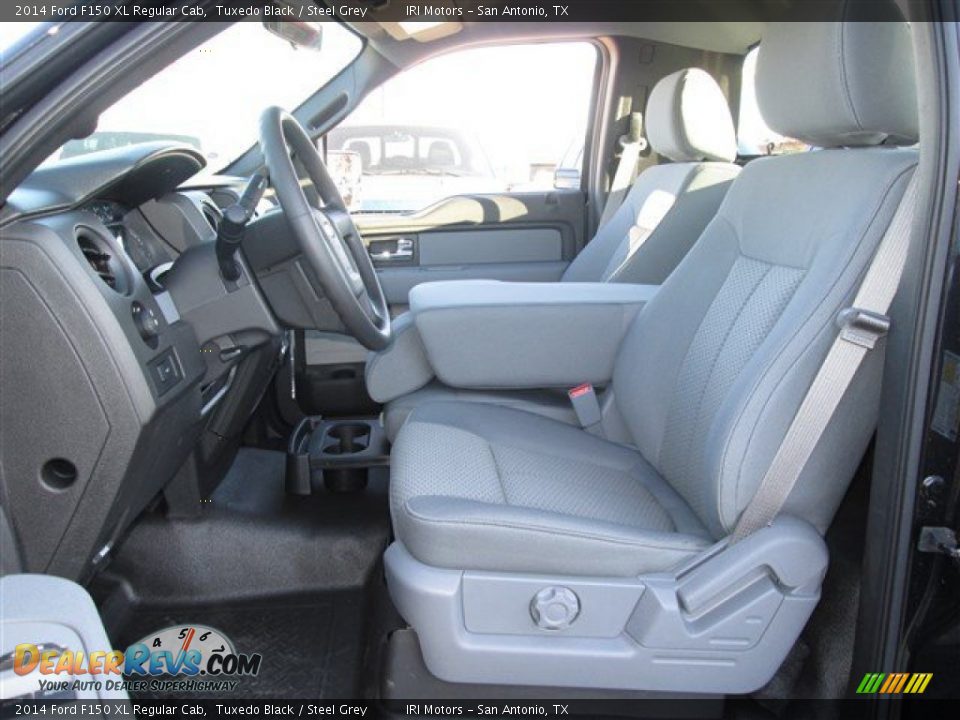 Steel Grey Interior - 2014 Ford F150 XL Regular Cab Photo #13