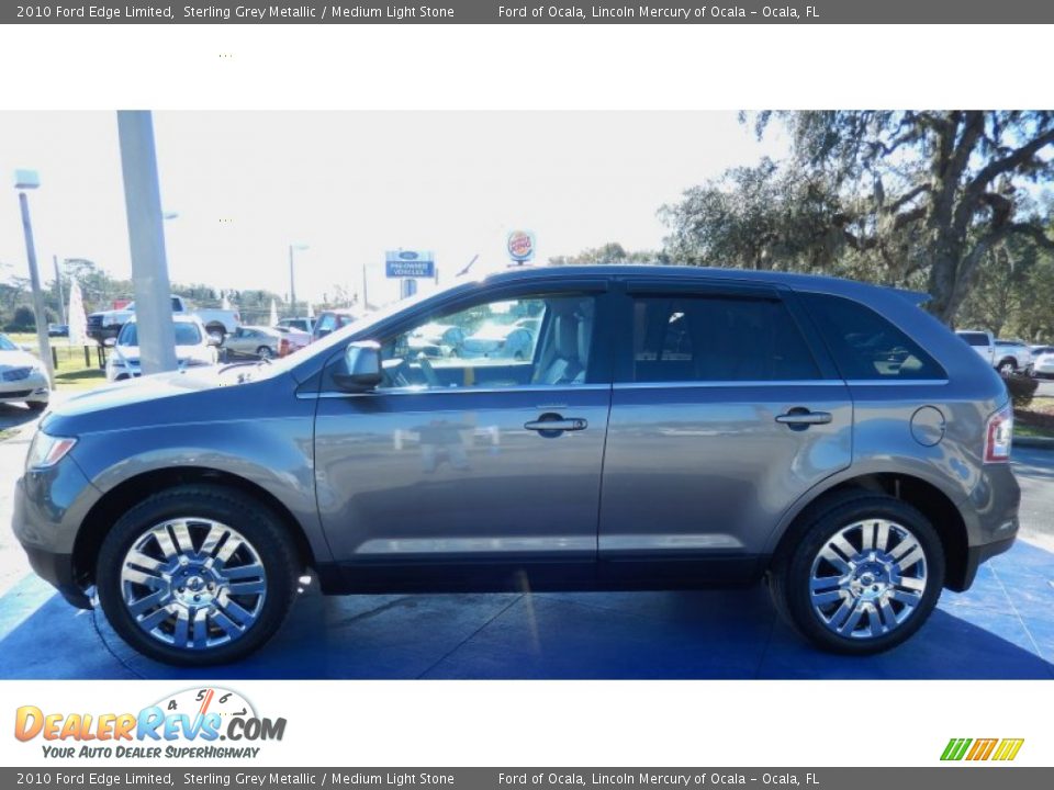 2010 Ford Edge Limited Sterling Grey Metallic / Medium Light Stone Photo #2
