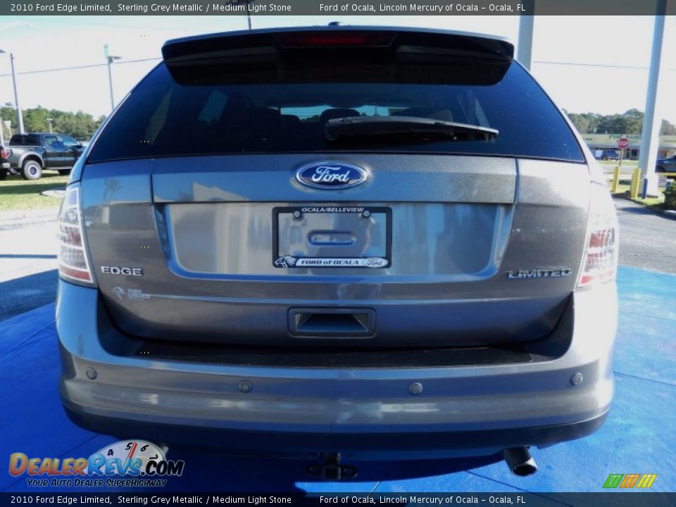 2010 Ford Edge Limited Sterling Grey Metallic / Medium Light Stone Photo #4