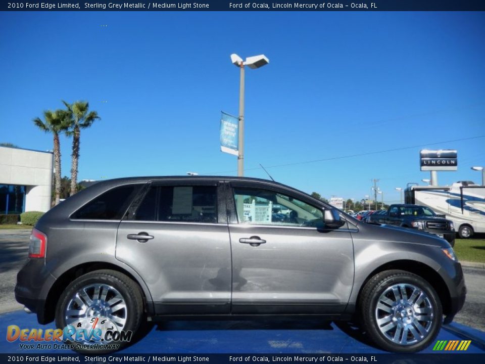 2010 Ford Edge Limited Sterling Grey Metallic / Medium Light Stone Photo #6