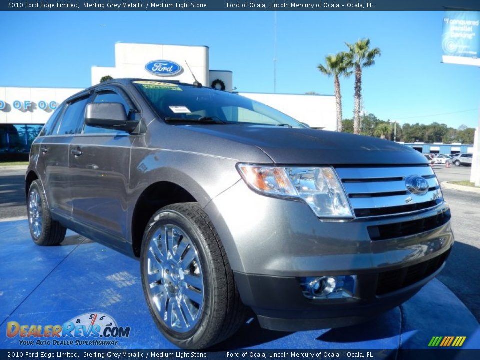 2010 Ford Edge Limited Sterling Grey Metallic / Medium Light Stone Photo #7