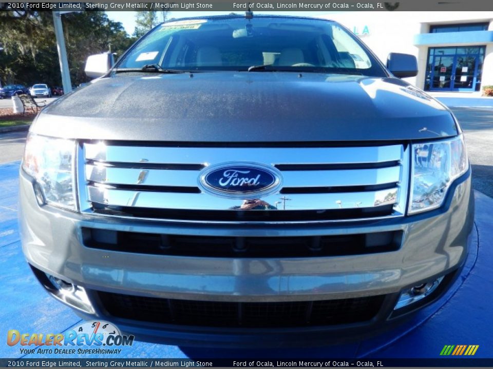 2010 Ford Edge Limited Sterling Grey Metallic / Medium Light Stone Photo #8
