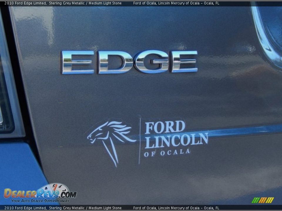 2010 Ford Edge Limited Sterling Grey Metallic / Medium Light Stone Photo #9