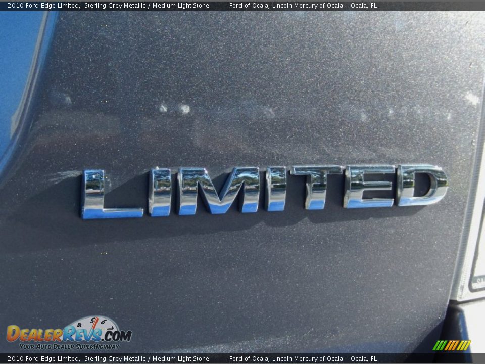 2010 Ford Edge Limited Sterling Grey Metallic / Medium Light Stone Photo #10