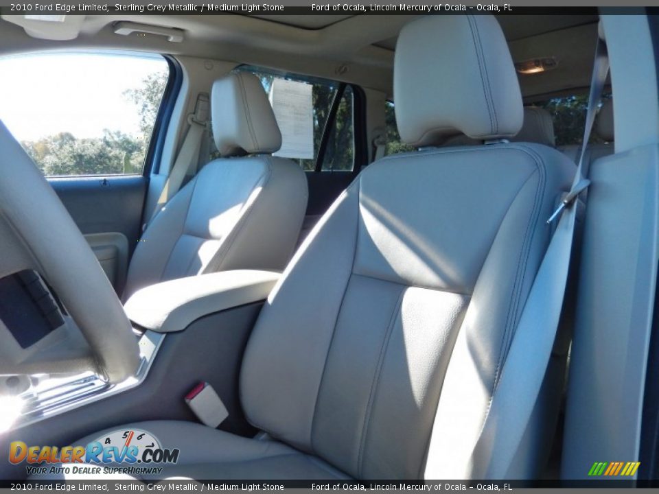 2010 Ford Edge Limited Sterling Grey Metallic / Medium Light Stone Photo #14
