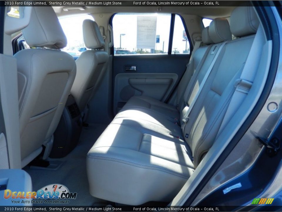 2010 Ford Edge Limited Sterling Grey Metallic / Medium Light Stone Photo #16