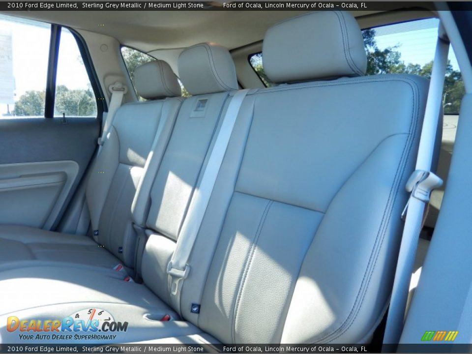 2010 Ford Edge Limited Sterling Grey Metallic / Medium Light Stone Photo #17