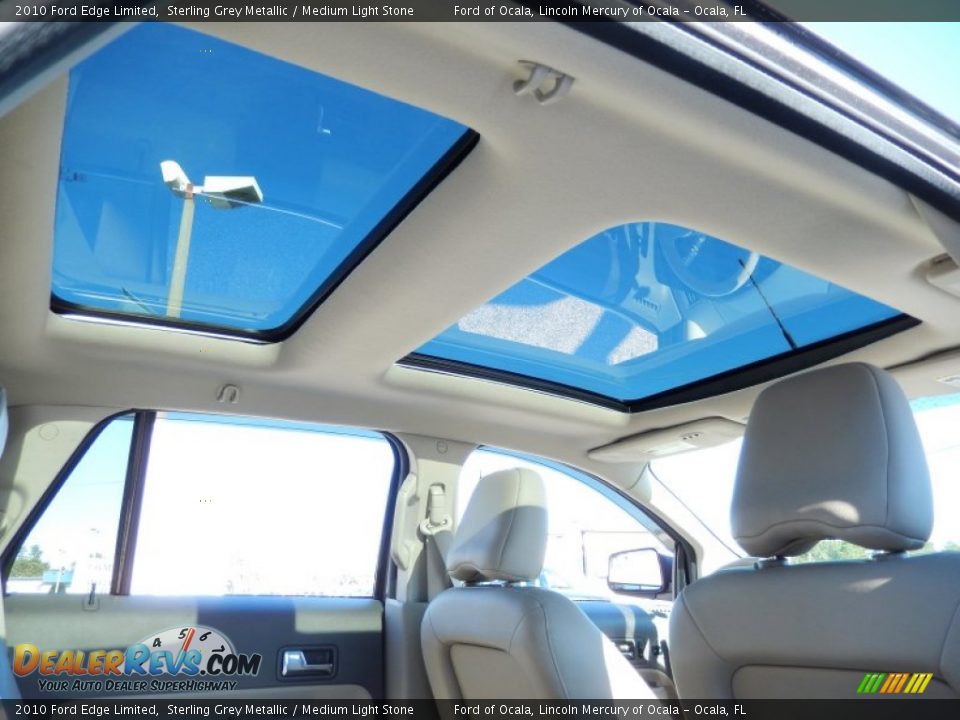 2010 Ford Edge Limited Sterling Grey Metallic / Medium Light Stone Photo #20