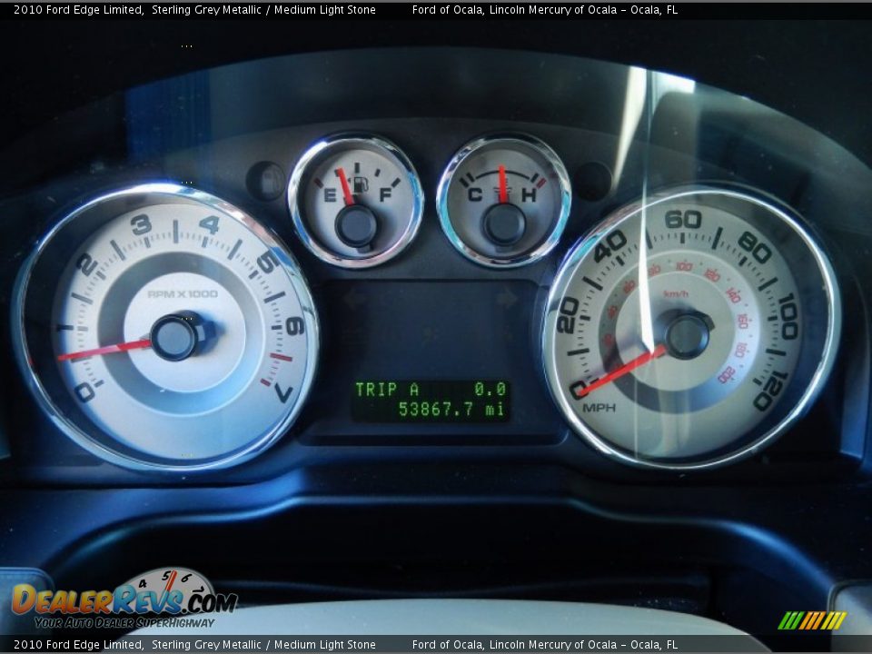 2010 Ford Edge Limited Sterling Grey Metallic / Medium Light Stone Photo #23