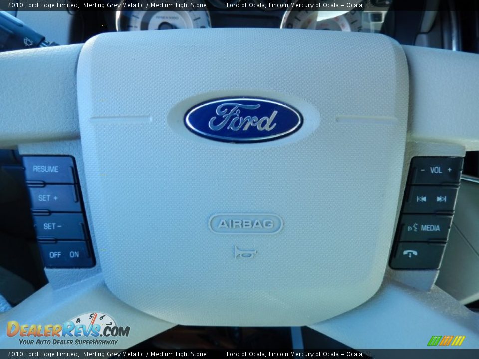 2010 Ford Edge Limited Sterling Grey Metallic / Medium Light Stone Photo #26