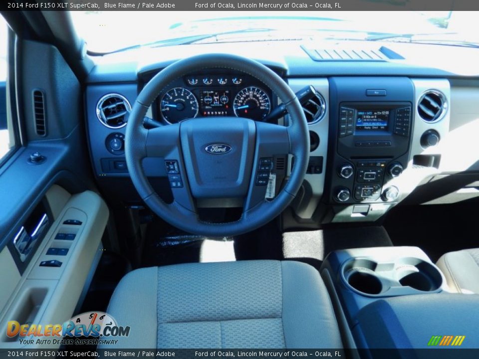 2014 Ford F150 XLT SuperCab Blue Flame / Pale Adobe Photo #8