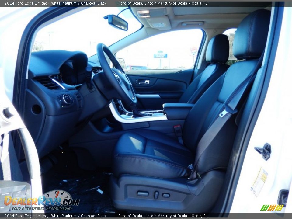 2014 Ford Edge Limited White Platinum / Charcoal Black Photo #6