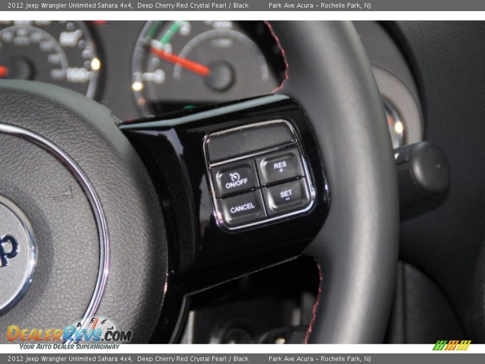 2012 Jeep Wrangler Unlimited Sahara 4x4 Deep Cherry Red Crystal Pearl / Black Photo #18