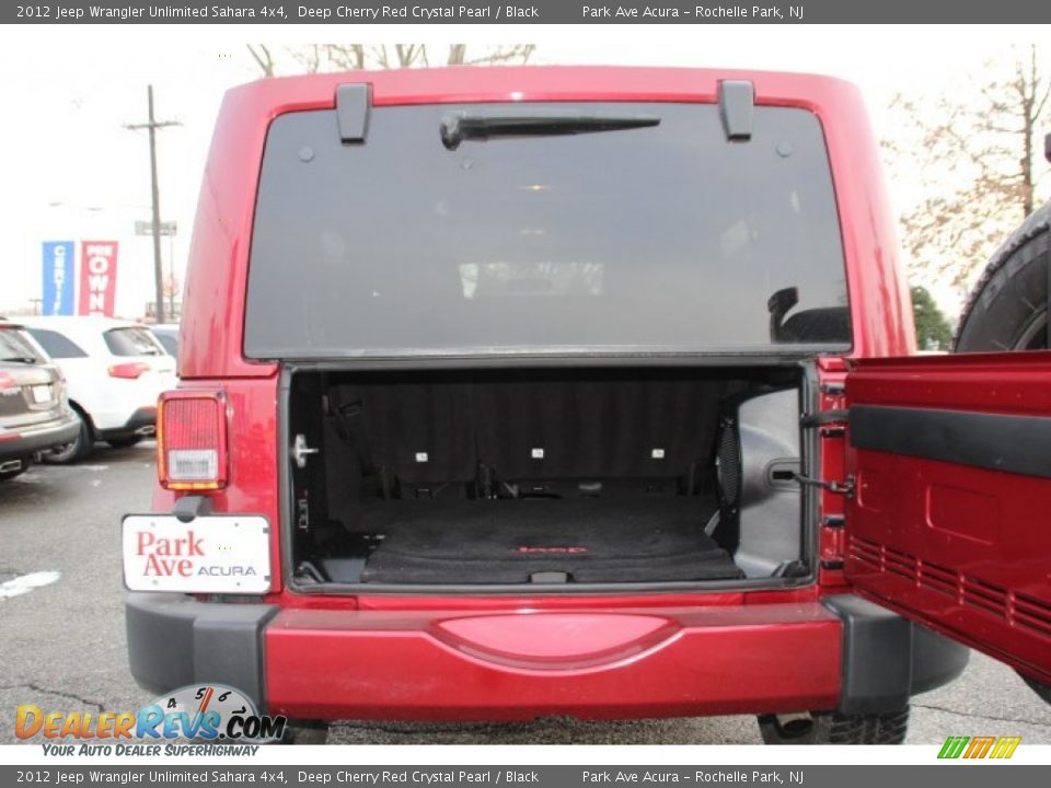 2012 Jeep Wrangler Unlimited Sahara 4x4 Deep Cherry Red Crystal Pearl / Black Photo #20