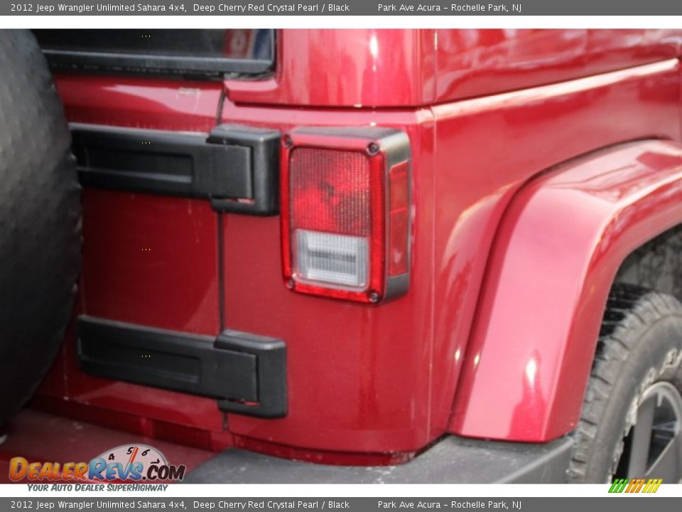 2012 Jeep Wrangler Unlimited Sahara 4x4 Deep Cherry Red Crystal Pearl / Black Photo #23