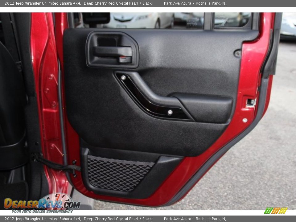 2012 Jeep Wrangler Unlimited Sahara 4x4 Deep Cherry Red Crystal Pearl / Black Photo #24