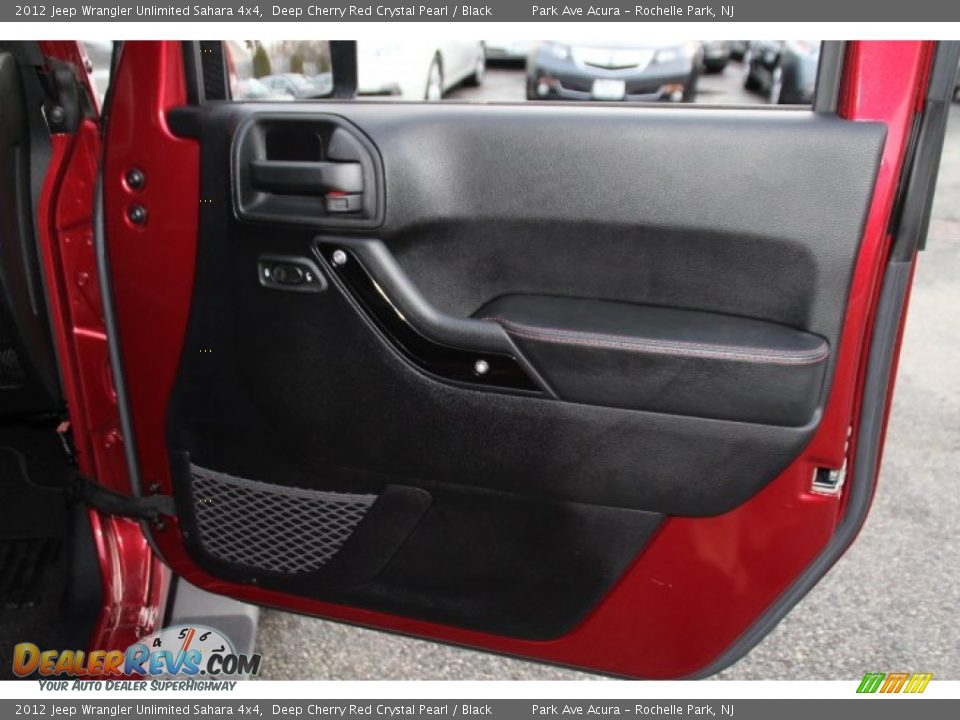 2012 Jeep Wrangler Unlimited Sahara 4x4 Deep Cherry Red Crystal Pearl / Black Photo #26