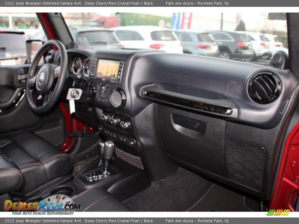 2012 Jeep Wrangler Unlimited Sahara 4x4 Deep Cherry Red Crystal Pearl / Black Photo #27
