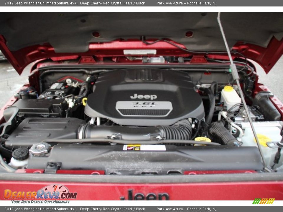 2012 Jeep Wrangler Unlimited Sahara 4x4 Deep Cherry Red Crystal Pearl / Black Photo #30