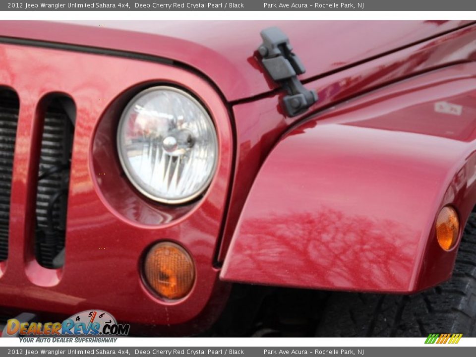 2012 Jeep Wrangler Unlimited Sahara 4x4 Deep Cherry Red Crystal Pearl / Black Photo #31
