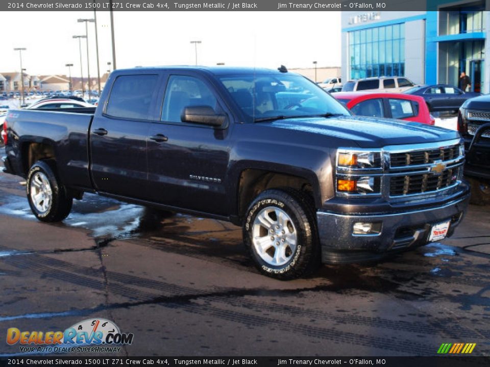 2014 Chevrolet Silverado 1500 LT Z71 Crew Cab 4x4 Tungsten Metallic / Jet Black Photo #2