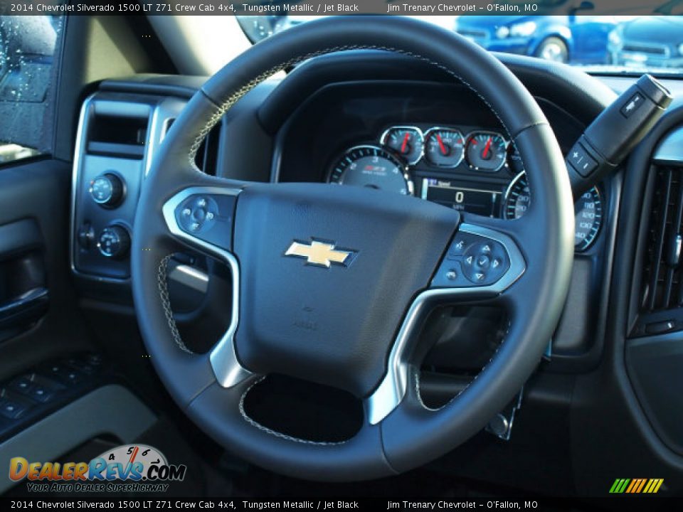 2014 Chevrolet Silverado 1500 LT Z71 Crew Cab 4x4 Tungsten Metallic / Jet Black Photo #11