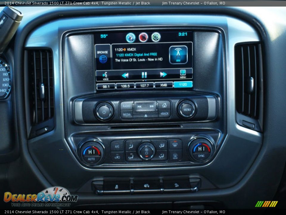 2014 Chevrolet Silverado 1500 LT Z71 Crew Cab 4x4 Tungsten Metallic / Jet Black Photo #12